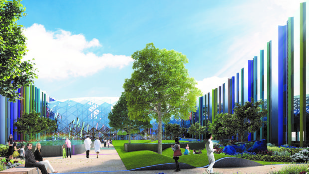 The proposed Rainbow Garden for the new National Children's Hospital. Photo: Q4PR