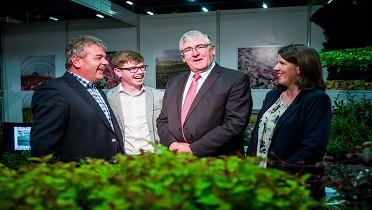 Minister Tom Hayes highlighted the exceptional work done by those working in the Irish horticulture industry