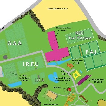 Map of IGM Live will take place at the National Sports Campus, a purpose built centre of excellence for sports in Ireland