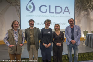 Pictured from left; Bleddyn Wynn-Jones (UK), Thomas Doxiadus (Greece), Patricia Tyrrell MGLDA Chairperson, Emma Mazzullo (UK), & Noel van Mierlo (Netherlands).