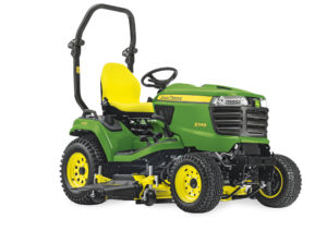 The new X940 Series lawn tractors, including this top of the range X949 model, will be available at John Deere dealers from spring 2018. Photo courtesy of John Deere.