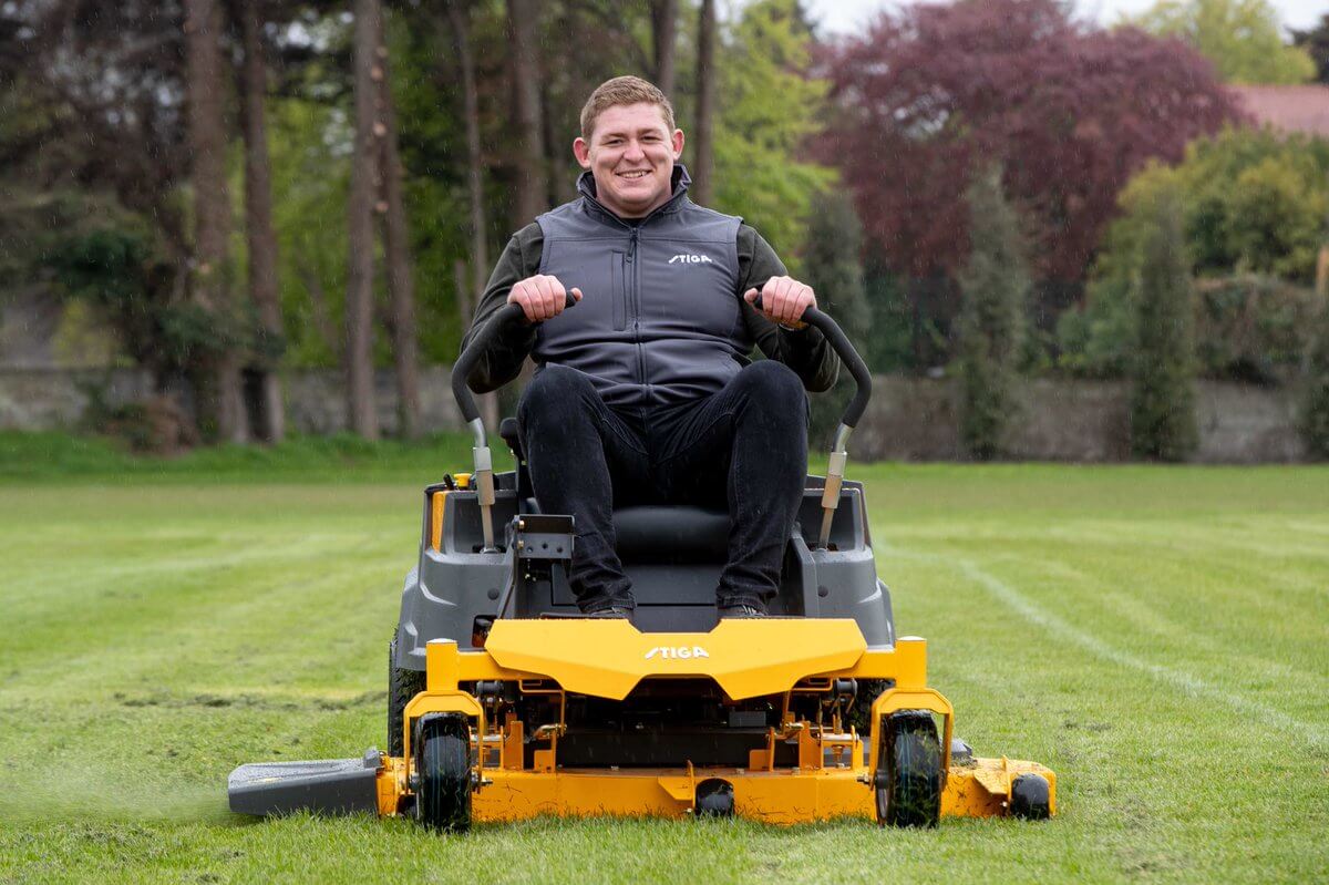 Stiga brand ambassador, Tadhg Furlong. Photo: O'Hea PR.