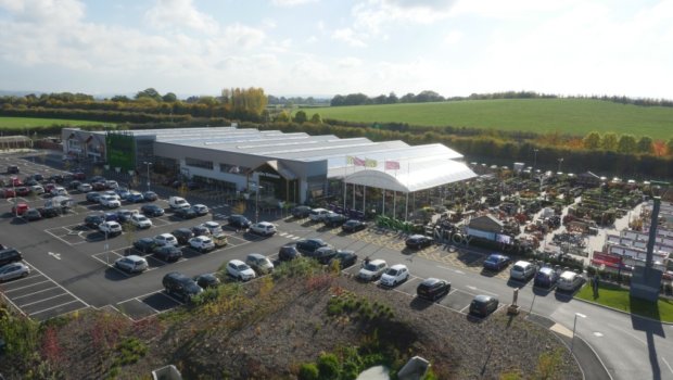 The 5,800m2 Percy Thrower Garden Centre that CambridgeHOK were contracted to build. Photo: CambridgeHOK.