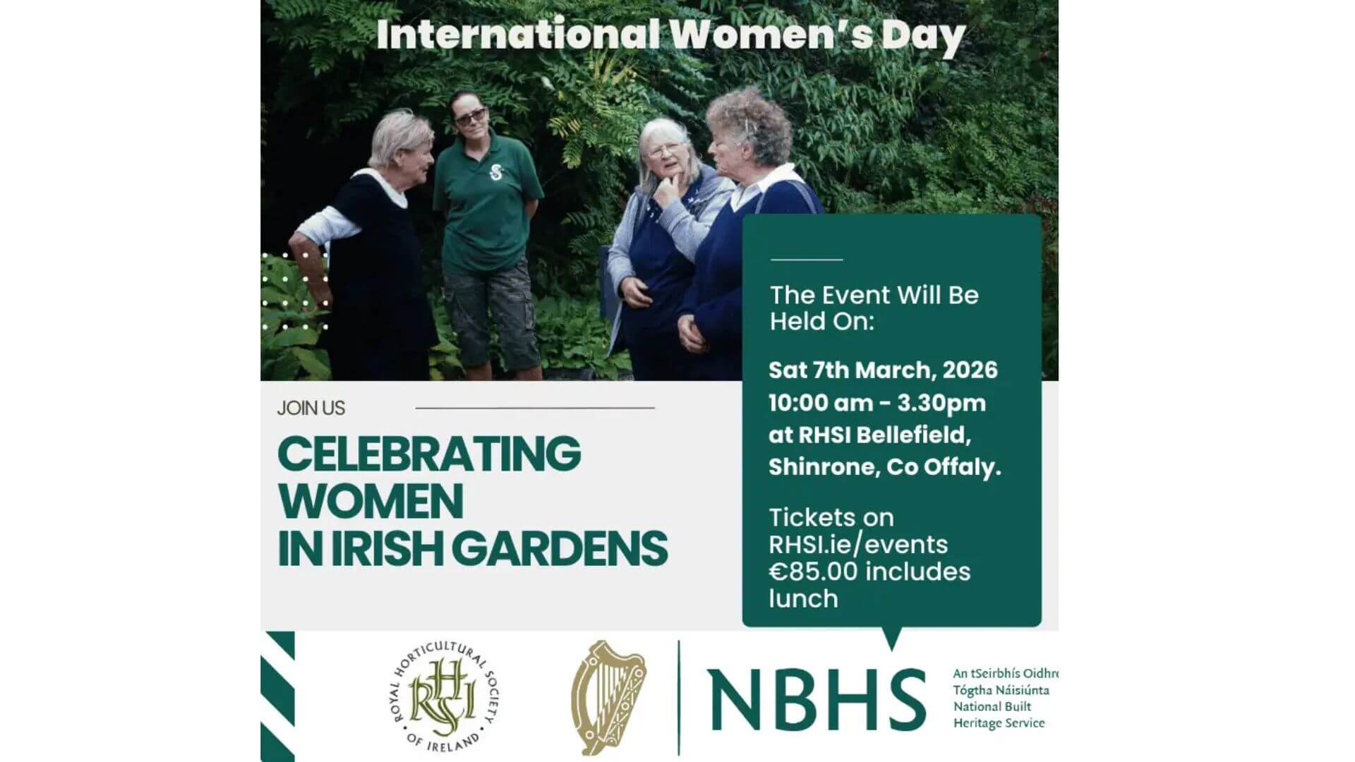 Celebrating women in Irish gardens – International Women’s Day at Bellefield