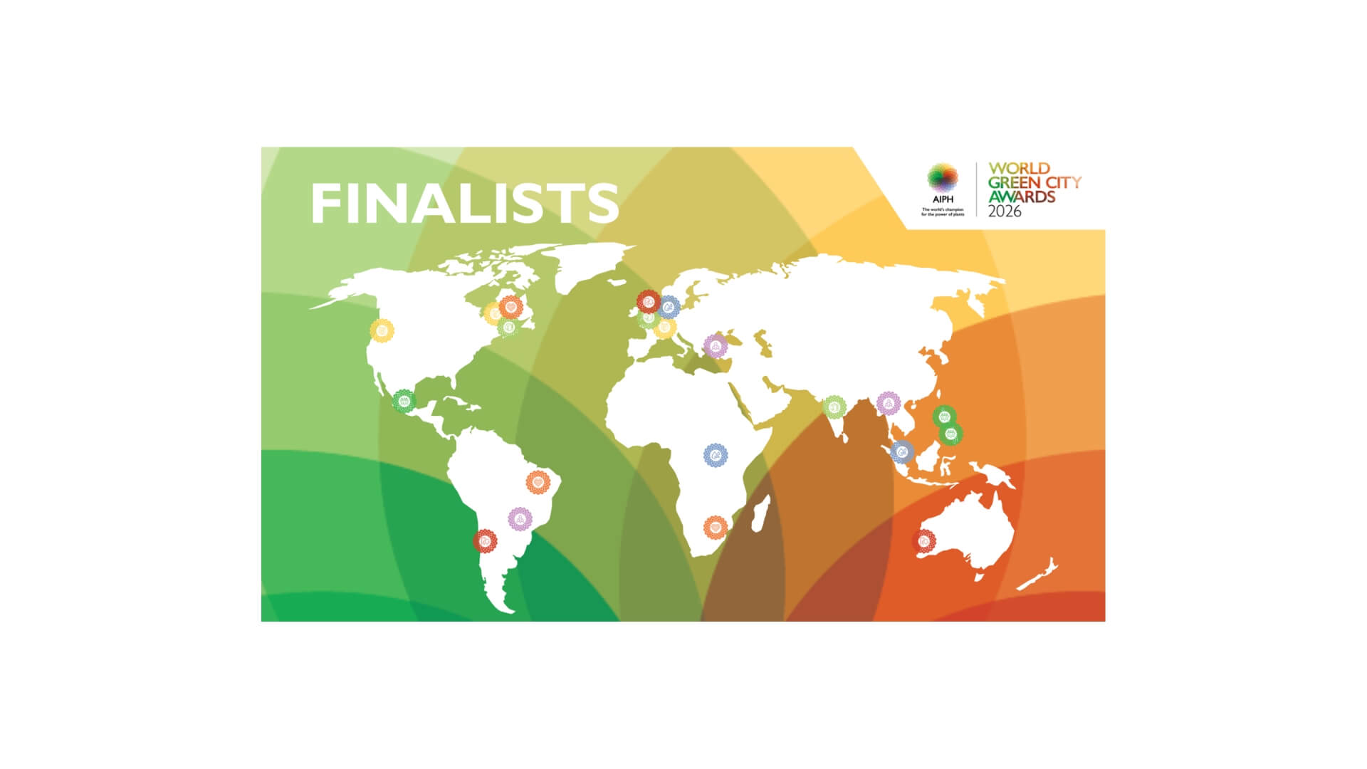 Finalists announced for the AIPH World Green City Awards 2026